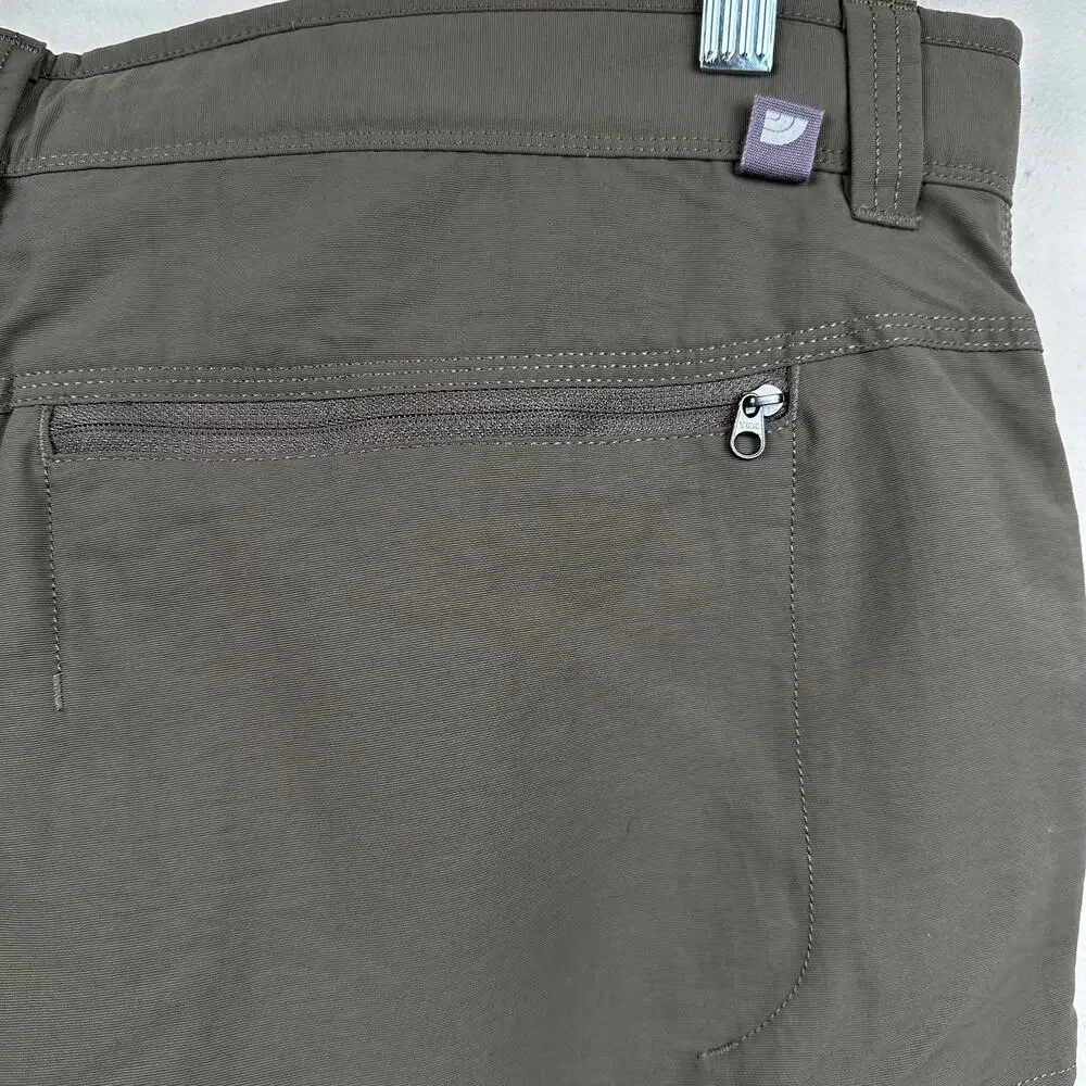 The North Face Men's Paramount II Cargo Shorts Belted Brown 40 Hiking Camping
